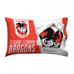 St George Dragons NRL Single Pillowcase 