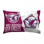Manly Sea Eagles NRL Single Pillowcase 
