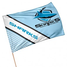 Cronulla Sharks Medium Flag 90x60cm  (NO STICK)