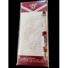 Manly Sea Eagles NRL combo Pen and shopping list
