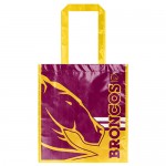 Brisbane Broncos NRL Laminated Shopping Bag