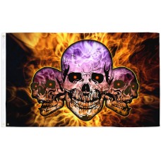 Pirate DEADLY TRIO Large Flag 150 x 90 cm