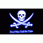 Pirate (Smaller Size)Dead men tell no tales Flag 90 x 60cm