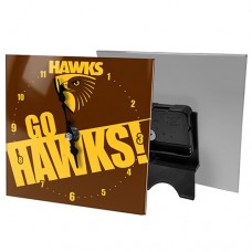 Hawthorn Hawks AFL Mini Glass Clock