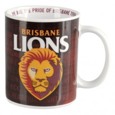 Brisbane Lions AFL Team Song Mug