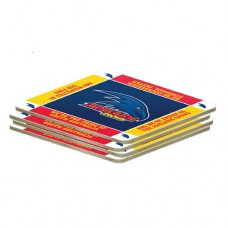 Adelaide Crows AFL Team Logo Pack OF 4 Bar Accessory Coasters