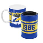 West Coast EAGLES AFL Mug and Can Cooler Pack