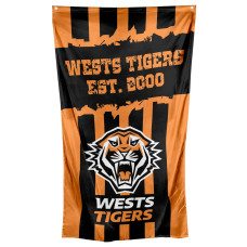 Wests Tigers Supporters Cape Flag 150x90cm