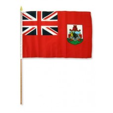 Bermuda Hand Held Waver Flag on stick 30x45cm