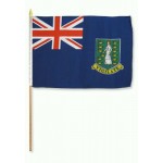  British Virgin Islands Hand Held Waver Flag on stick 30x45cm