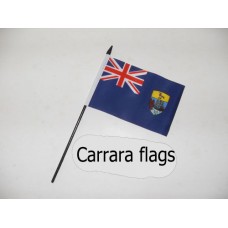 Saint Helena hand held wavers flag on plastic stick 30x45cm