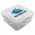 Cronulla Sharks NRL Snack Box Plastic Lunch Container