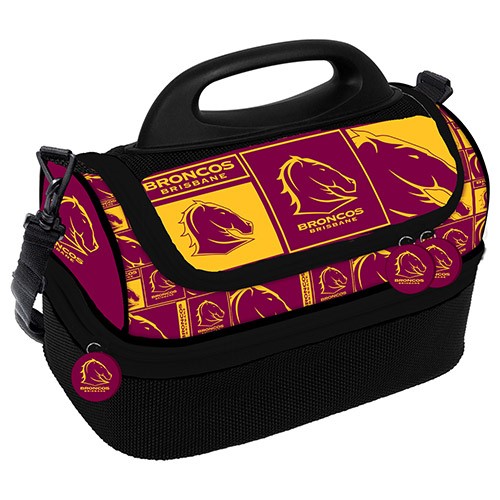 Brisbane Broncos NRL Can Glasses and Can Cooler