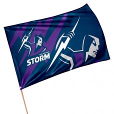 Melbourne (Storm) Medium game day flag 90x60cm  (NO STICK)