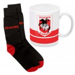 St George DRAGONS NRL Mug and Socks Gift Pack