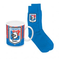 Knights NRL Mug and Socks Gift Pack