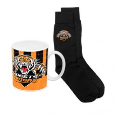 Wests TIGERS NRL Mug and Socks Gift Pack