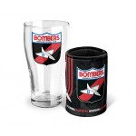 Essendon Bombers AFL Heritage Pint Glass and Can Cooler