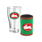  Sth Sydney Rabbithos NRL Heritage Pint Glass and Can Cooler
