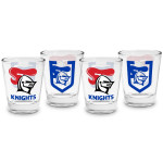Newcastle Knights NRL Shot Glasses Set of 4