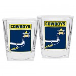 North Queensland Cowboys logo Design full colour Spirit Glasses value 2 per set