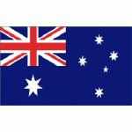 Australian screen printed large Flag 150x90cm
