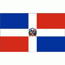 Dominica Republic large flag 150x90cm