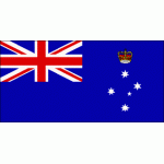 Victoria State screen printed large Flag 150x90cm