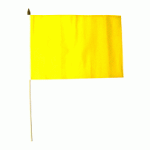 Yellow hand Flag 30x45cm